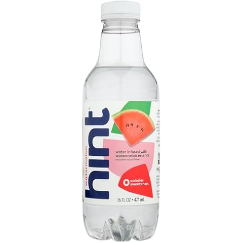 Hint Unsweetened Essence Watermelon Water, 16 oz (Pack of 12) Cover