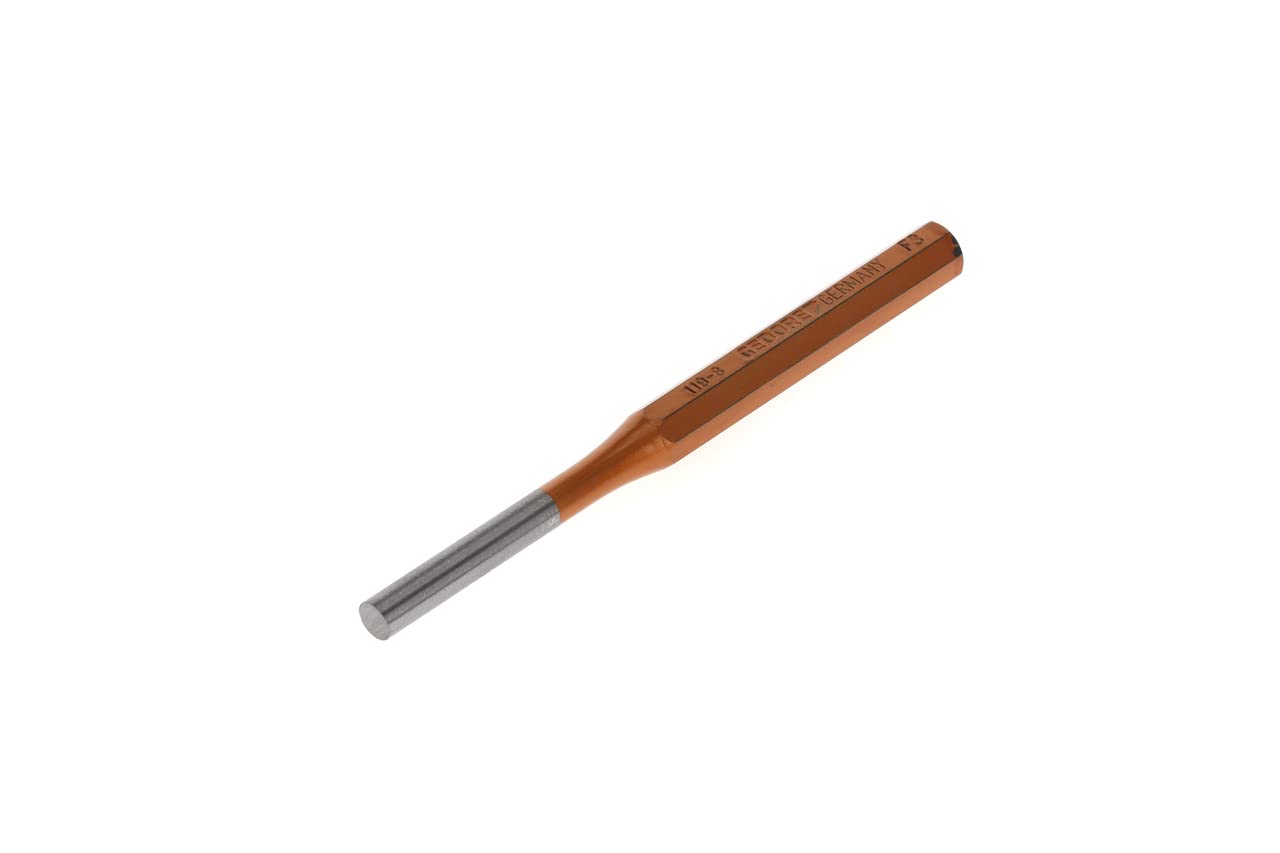 Gedore Piece, 119-Ee Pin Punch 1 Piece 8Mm Steel/Lacquered Silver/Copper