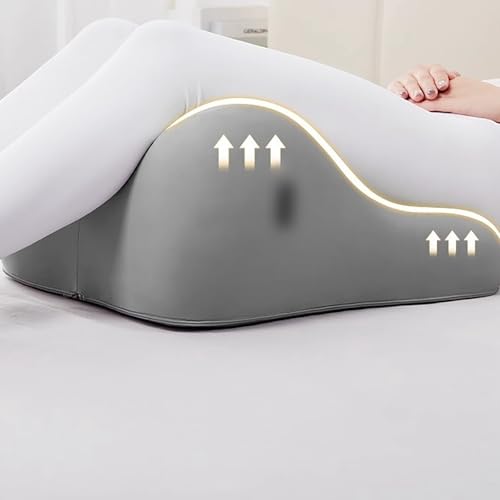 Sex Kissen Für Die Paare Extrem Sex, Memory Foam Keilkissen Mit Ergonomischer Stützfunktion 45x35x13 CM Weiches OrthopäDisches Lagerungskissen Für Optimale Positionierung (Hellgrau)