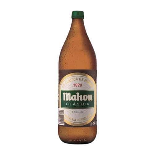 Cerveza Caja de 6 unidades Mahou Clásica 1 L