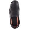 ABSOLUTE FOOTWEAR Mens Boys Faux Leather Easy Slip On Smart Formal School Work Wedding Shoes - Black - UK 9 / EU 43 #5