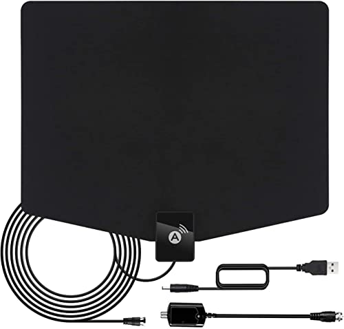 Tv Antenna,Amplified Hd Indoor Digital Hdtv Antenna 200+Miles Range Antenna, Support 4K 1080P And All Tvs,13.2Ft Coaxial Cable, All Old Tv For Local Channels #TOP4