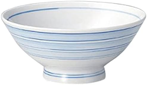 せともの本舗 Set of 5 Rice Bowl, Komasuji Nakahira 4.8 x 2.1 inches (12.1 x 5.3 cm), Reinforced Japanese Tableware, Sake Cup, Restaurant, Inn, Commercial Use