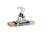 Fabriqué en Italie Cosatto 3 pièces Pantalon en Bois Cintre à Pince, Miel