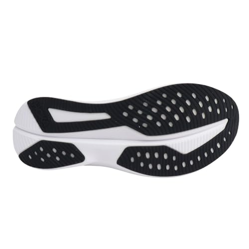 Hoka Men's Mach 6 Sneaker, Black/White, 9.5