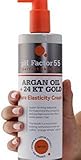 pH Factor 5.5 Argan Oil Cream for face and body. Firming cream for body and face with 24 KT gold and Argan Oil. Large 16oz bottle with pump.