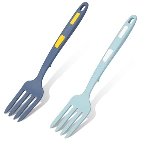 2pcs Heat Resistant Silicone Cooking Forks Cover