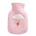 rongweiwang Nuvola Caldo Caldo Sacchetto di Acqua di Spessore Peluche riscaldatore Nube Calda Bottiglia di Acqua scaldino della Mano Grande 500ML Student Acqua Portatile Pieno di Heater