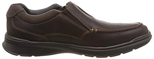 Image of Clarks Men's Cotrell Free Brown Oily Boat Shoes - 7 UK /India (41 EU)(91261315637070)