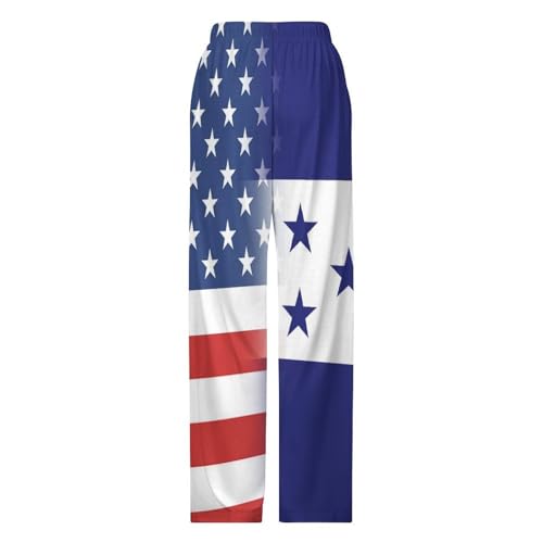 American And Honduras Map FlagChildren's Casual Pajamas120CM4