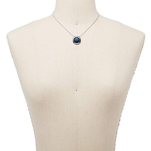 Skagen Women's Sea Glass Silver-Tone Necklace (Model: Skj1194040) #TOP3