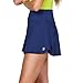 SOFIBELLA UV Colors 14 Inch Womens Tennis Skirt - Navy/L