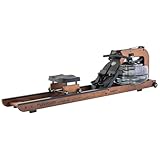 Tunturi Signature R90W Rudertrainer - Rudergerät mit 5 Widerstandsstufen - Herzfrequenzmesser - Wasserwiderstand - Rudergerät für Zuhause
