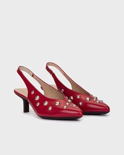 Wonders Para Mujer. G-7123_1960_7842 Zapatos De Piel Flexfit 23 Rojo (37), 3 A 5Cm, Ninguno, Casual, Fiesta, CláSico - 3