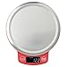 Waga do ważenia żywności 3 kg/0,1 g, cyfrowa waga kuchenna ze stali nierdzewnej LCD, elektroniczna waga do ważenia żywności, 8,3 x 7,1 x 1,2 cala
