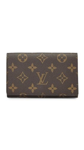 WHAT GOES AROUND COMES AROUND Women's Pre-Loved Louis Vuitton Monogram Tresor Wallet, Brown, One Size