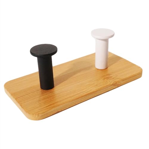 Porte-clés crochet en bois fini les trous au mur gadgets de cuisine - 2