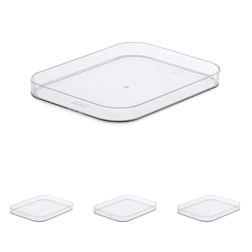 Image of SmartStore - Compact Clear Storage Box S Lid - Small - Transparent (Pack of 4)