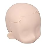 Blank Doll Head, Ball Jointed Doll Head Eco Friendly Removable Replacement for 1/12 Doll (Milky White) doll head