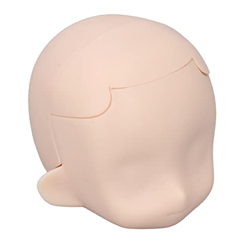 Blank Doll Head, Ball Jointed Doll Head Eco Friendly Removable Replacement for 1/12 Doll (Milky White) doll head