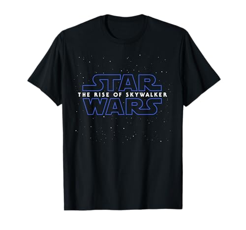 Image of Star Wars The Rise of Skywalker Episode 9 Movie Space Logo T-Shirt