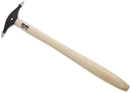 The Beadsmith Sharp Texturing Hammer, 9 inches, 12-Millimeter Steel Head and Wood Handle, 1.2-OunceÊJewelry-Making Tool
