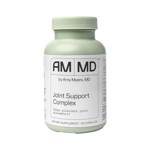 Amy Myers MD Join Support Complex Supplement - Supports Joint Health & Mobility - Glucosamine HCL - Chondroitin - Turmeric - 120 Capsules