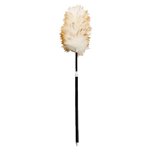 Rubbermaid Commercial Products Lambswool Duster with Telescoping Plastic Handle, Adjustable Extension Pole 30-Inch to 42-Inch, Cleaning for Ceiling Fans/High Ceilings/Hard to Reach Areas
