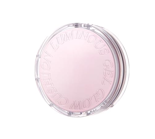 TONYMOLY My Luminous Gel Glow Cushion Foundation 01 Skin Beige – Lightweight, Long Lasting Radiant Cushion Compact with Buildable Coverage, Hydrating & Dewy Finish, Korean K-Beauty Makeup Base