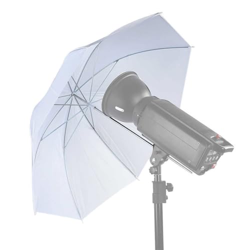 Andoer 50cm/20 Inch Photography Light Reflector Umbrella Camera Accessories Flash Diffuser Soft White Studio Photography Lighting Umbrella Accessory