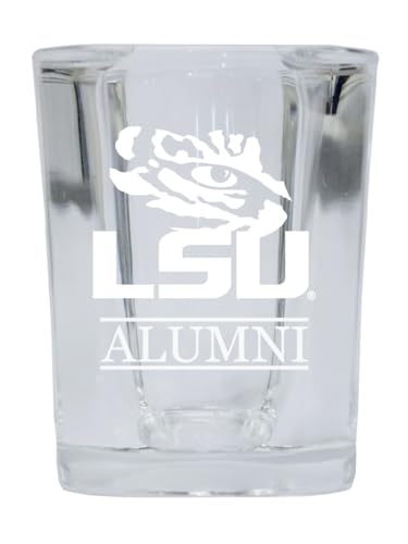 Vaso de shot cuadrado grabado LSU Tigers 2 oz
