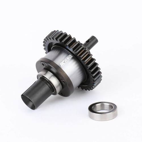 RCAWD 36T Full Metal Center Differential Assembly for LOSI 1/10 Baja Rey 2.0(Titanium)