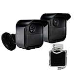 SKYWORLD Blink Outdoor 3rd&4th Gen Camera Mount Bracket. Weatherproof Housing, 360 Adjustable, Black (2 Pack) with Sync Module 2 Outlet Mount