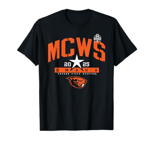 Oregon State Beavers College World Series 2025 MCWS Black T-Shirt