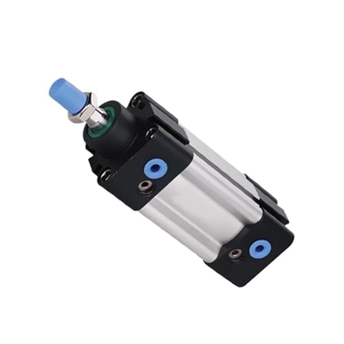 Cylindre pneumatique double effet SAU100 avec course de 500mm à guidage linéaire stable
