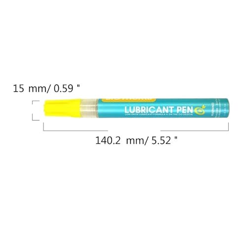 Image of Lubrication Oil Pen, Precision Oiler Pen for Metal Tool Maintenance, Machine Lubricant, Lubrication with Pen-Tip Precision, Controlled Flow, Prevent Corrosion, Ideal for Tights Spaces, 5 Pack