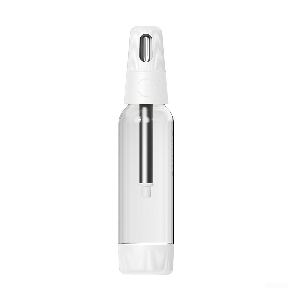 Portable 1000ml Carbonation Machine Your Solution for Sparkling Juices and Waters (White)