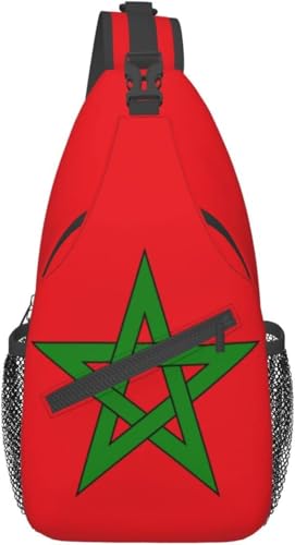 Morrales moroccan flag sling unisex negro miniatura 1