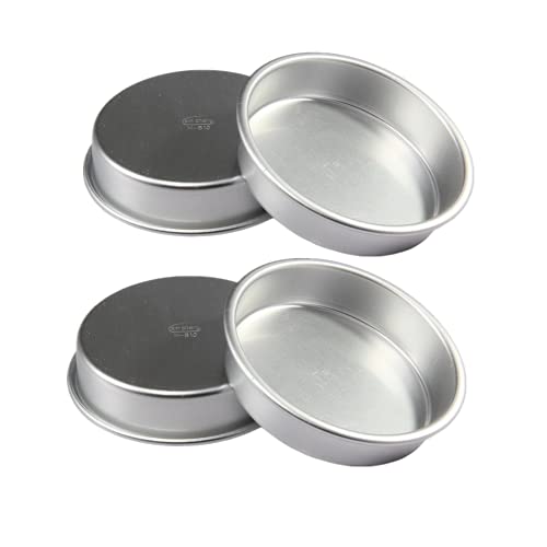 Xigui 4 Inch Mini Cake Pan Set, 4 Pcs Round Cake Pans Round Baking, Healthy & Sturdy, Easy Clean & Dishwasher Safe For Home Party Baking Supplies #TOP15
