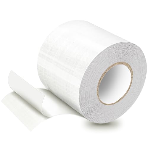 HONGTAISHENG PE Planenband, Reparaturklebeband für Gewebeplanen, Planenflicken, 10M*8CM, für lkw abdeckplane, Markise, Zelt