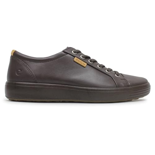 ECCO Mens Soft 7 430004 Leather Trainers