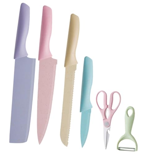 Set Cuchillos Cocina 5 Piezas Acero Inox Base