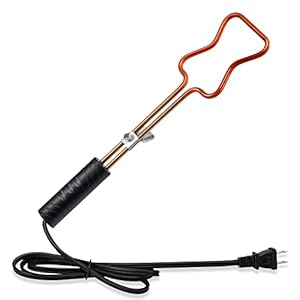 Ajiaguo Electric Charcoal Starter 600W – Premium BBQ Grilling Fireplace Coal Lighter Easy & Quick Ignite Briquettes |No Sparks or Flames | 304 Stainless Steel Coils Elements 5ft Long Cable (CB 2)