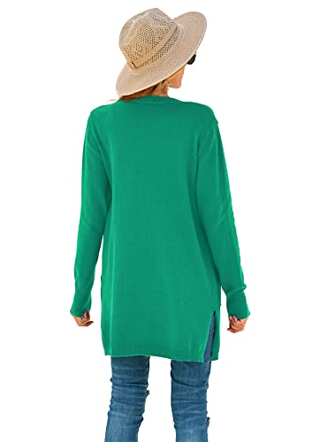 Image of TASAMO Cardigan Sweaters for Women Long Sleeve Open Front Casual Knit Fall Coat Oversized Soft Outwear with Pockets