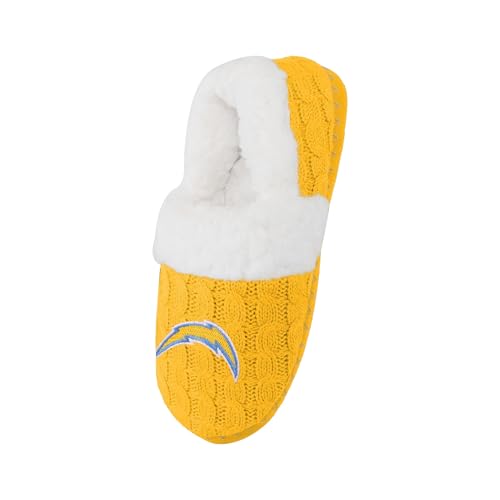 Image of FOCO Womens NFL Team Color Moccasin Slippers