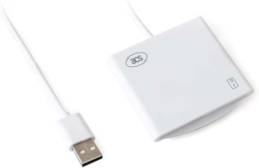 ACR40U USB Smart Card Reader/Writer for Smart Card Digital Signature Medical Healthcare Military Government Tachograph Identity Contact Chip eID CAC IC USB-A