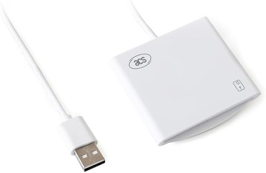 ACR40U USB Smart Card Reader Writer for National ID, Digital Signature, Medical, Health, Military, Government, Tachodisc, Tachograph Driver, Identity Contact Chip eID CAC IC USB-A
