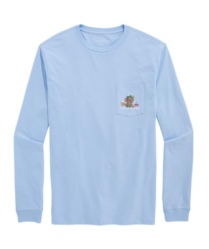 vineyard vines Men's Oktoberfest Doxie Dog Long-Sleeve Pocket Tee2