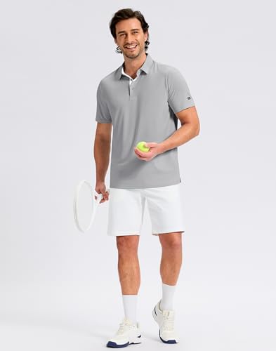 Image of Obla Mens Golf Shirt Short Sleeve Dry Fit Moisture Wicking Performance Athletic Casual Work Collared Polo Shirts for Men