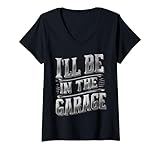 Photo Gallery donna mechanic dad i ll be in the garage maglietta grafica divertente maglietta con collo a v Photo Gallery donna mechanic dad i ll be in the garage maglietta grafica divertente maglietta con collo a v